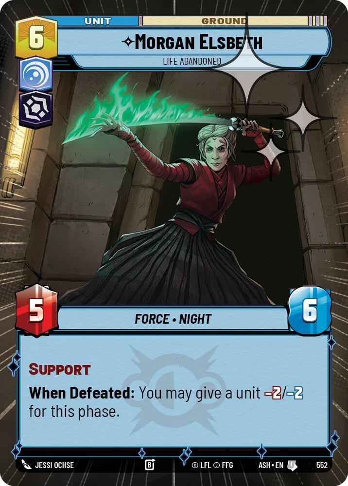 Morgan Elsbeth - Life Abandoned (Hyperspace Foil) (Ashes of the Empire)(ASH-552)(U)