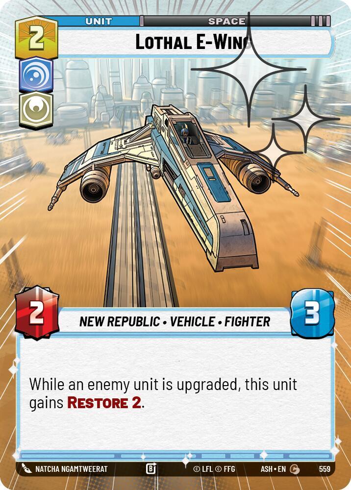 Lothal E-Wing (Hyperspace Foil) (Ashes of the Empire)(ASH-559)(C)