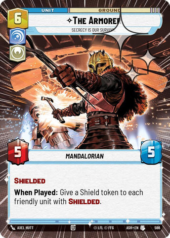 The Armorer - Secrecy is Our Survival (Hyperspace Foil) (Ashes of the Empire)(ASH-566)(U)