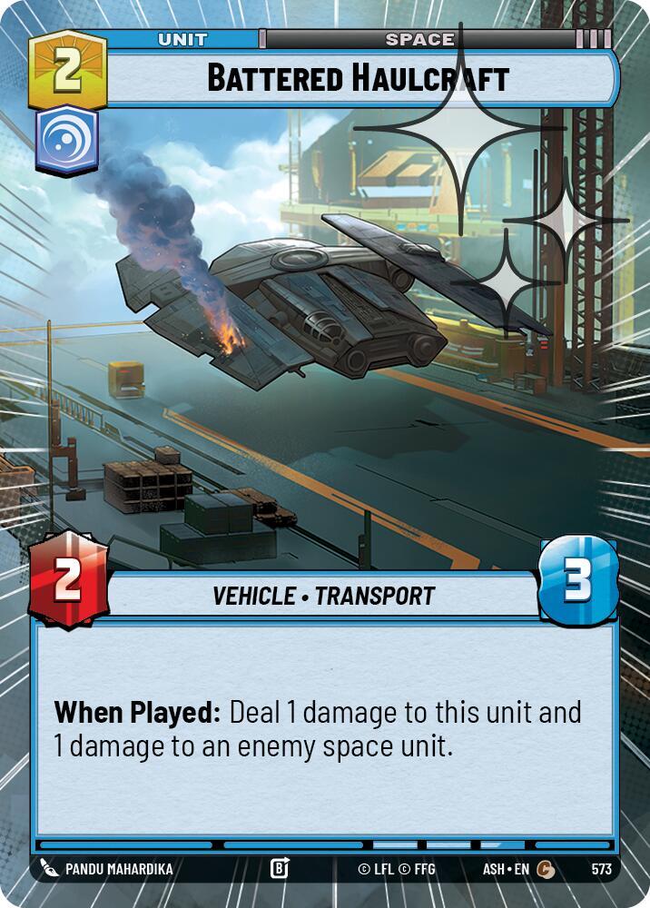Battered Haulcraft (Hyperspace Foil) (Ashes of the Empire)(ASH-573)(C)