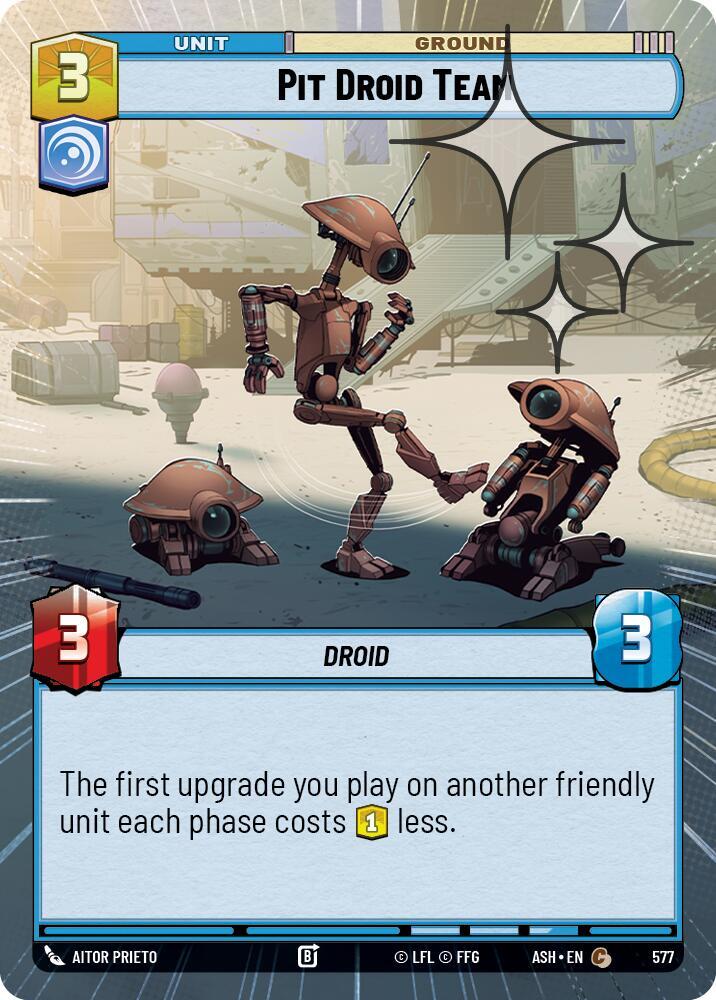 Pit Droid Team (Hyperspace Foil) (Ashes of the Empire)(ASH-577)(C)