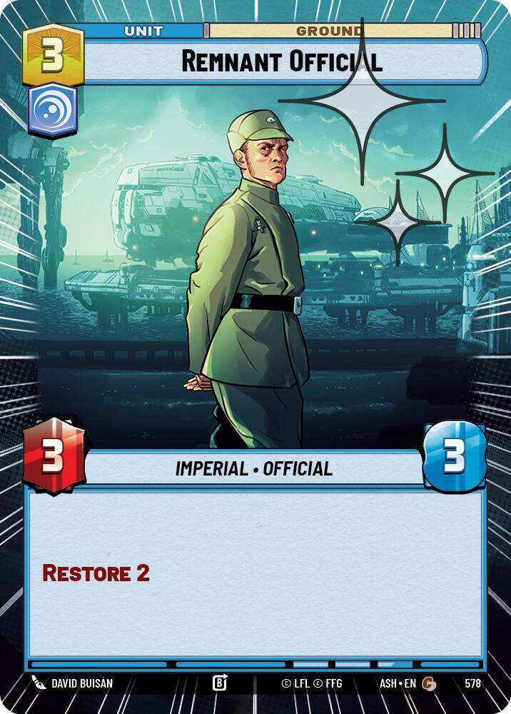 Remnant Official (Hyperspace Foil) (Ashes of the Empire)(ASH-578)(C)