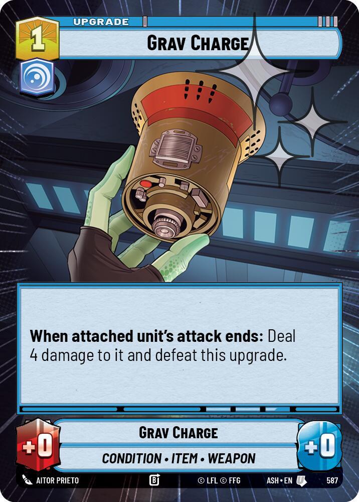 Grav Charge (Hyperspace Foil) (Ashes of the Empire)(ASH-587)(U)