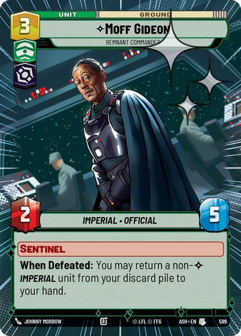 Moff Gideon - Remnant Commander (Hyperspace Foil) (Ashes of the Empire)(ASH-599)(U)