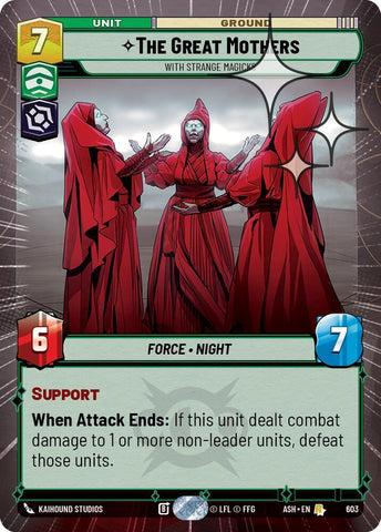 The Great Mothers - With Strange Magicks (Hyperspace Foil) - Foil (Ashes of the Empire)(ASH-603)(R)