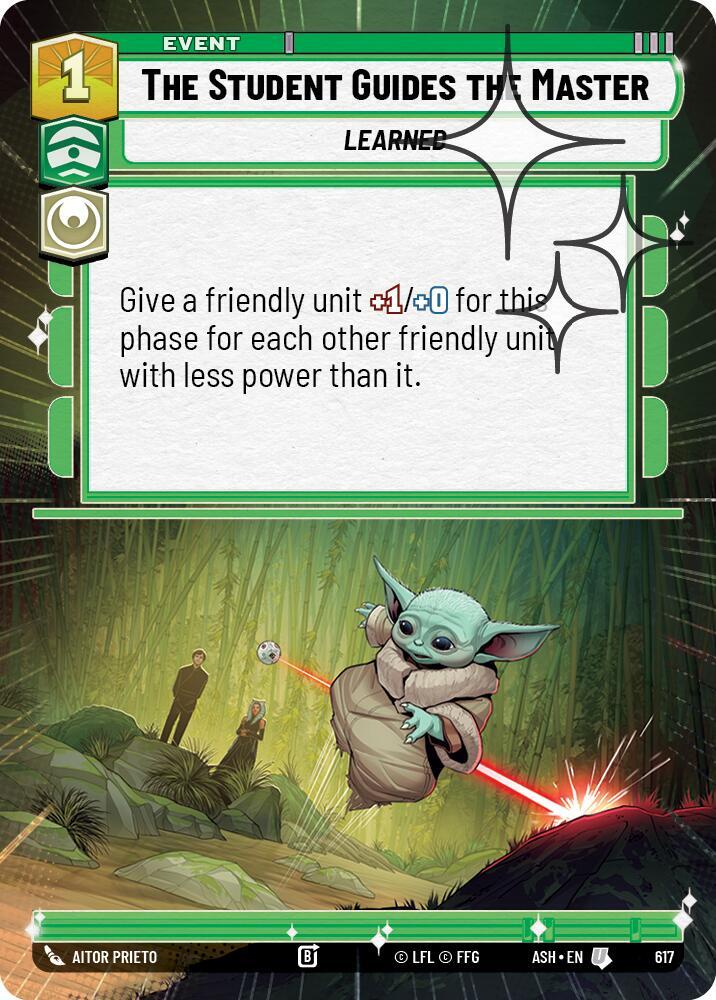 The Student Guides the Master (Hyperspace Foil) (Ashes of the Empire)(ASH-617)(U)