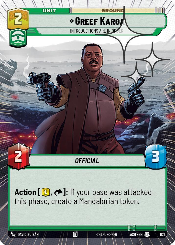 Greef Karga - Introductions are in Order (Hyperspace Foil) (Ashes of the Empire)(ASH-621)(U)