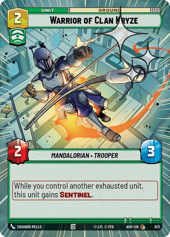 Warrior of Clan Kryze (Hyperspace Foil) (Ashes of the Empire)(ASH-622)(C)