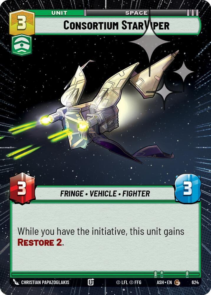 Consortium StarViper (Hyperspace Foil) (Ashes of the Empire)(ASH-624)(C)