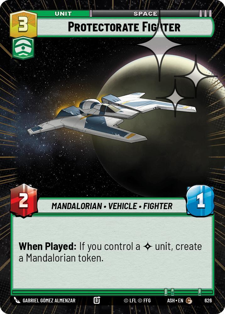 Protectorate Fighter (Hyperspace Foil) (Ashes of the Empire)(ASH-626)(C)