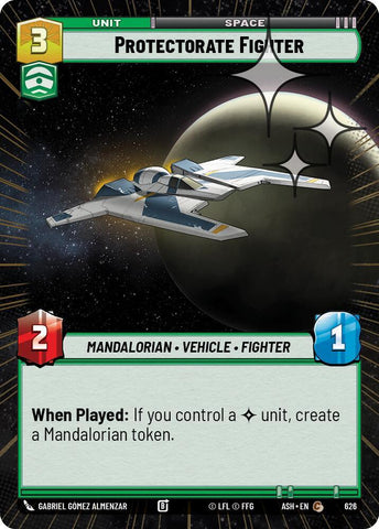 Protectorate Fighter (Hyperspace Foil) (Ashes of the Empire)(ASH-626)(C)
