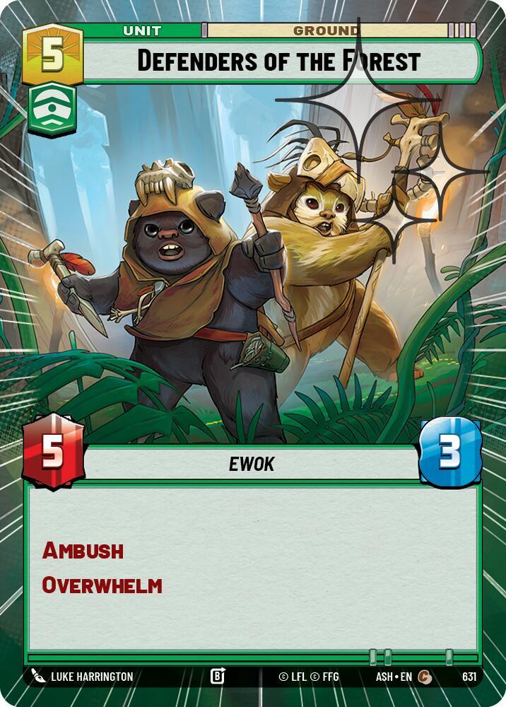 Defenders of the Forest (Hyperspace Foil) (Ashes of the Empire)(ASH-631)(C)