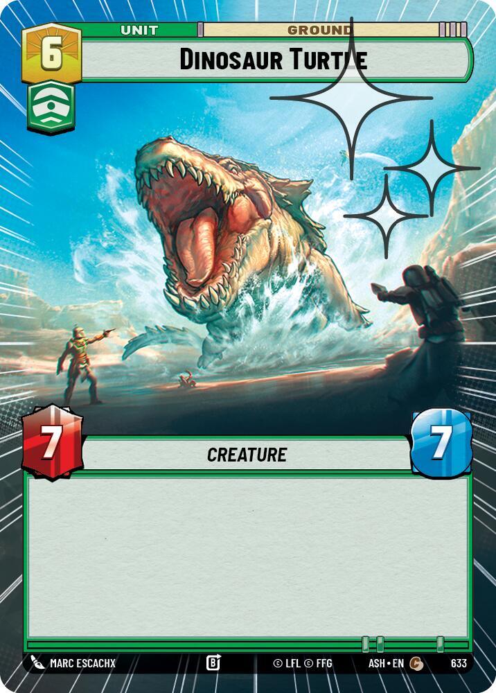 Dinosaur Turtle (Hyperspace Foil) (Ashes of the Empire)(ASH-633)(C)