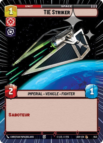 TIE Striker (Hyperspace Foil) (Ashes of the Empire)(ASH-643)(C)