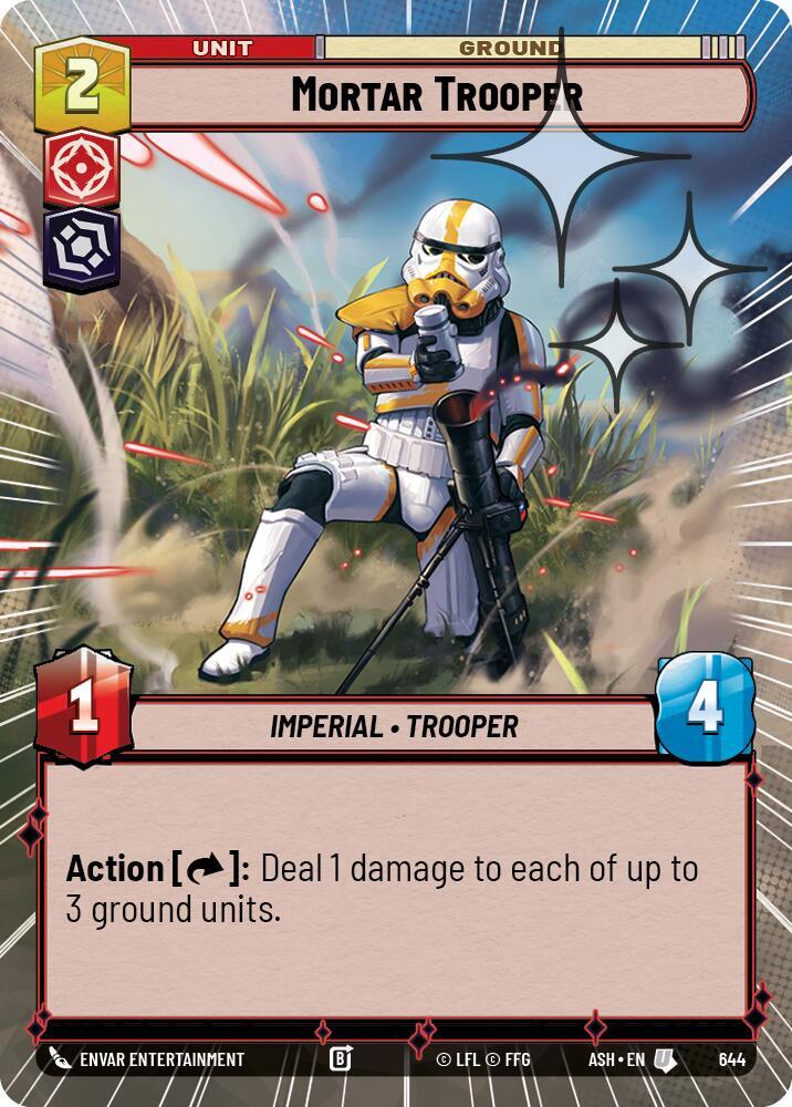 Mortar Trooper (Hyperspace Foil) (Ashes of the Empire)(ASH-644)(U)