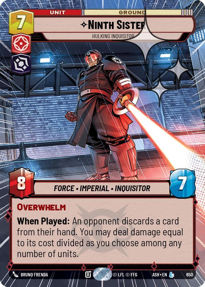 Ninth Sister - Hulking Inquisitor (Hyperspace Foil) - Foil (Ashes of the Empire)(ASH-650)(L)