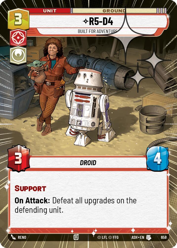 R5-D4 - Built for Adventure (Hyperspace Foil) (Ashes of the Empire)(ASH-658)(U)