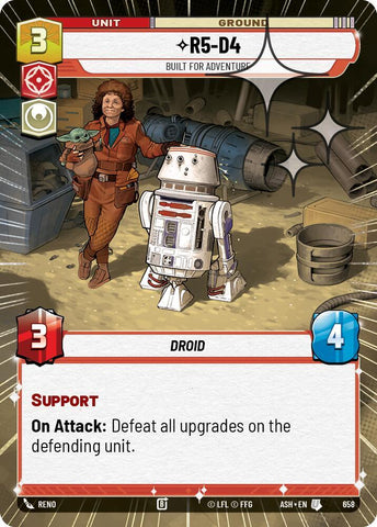 R5-D4 - Built for Adventure (Hyperspace Foil) (Ashes of the Empire)(ASH-658)(U)