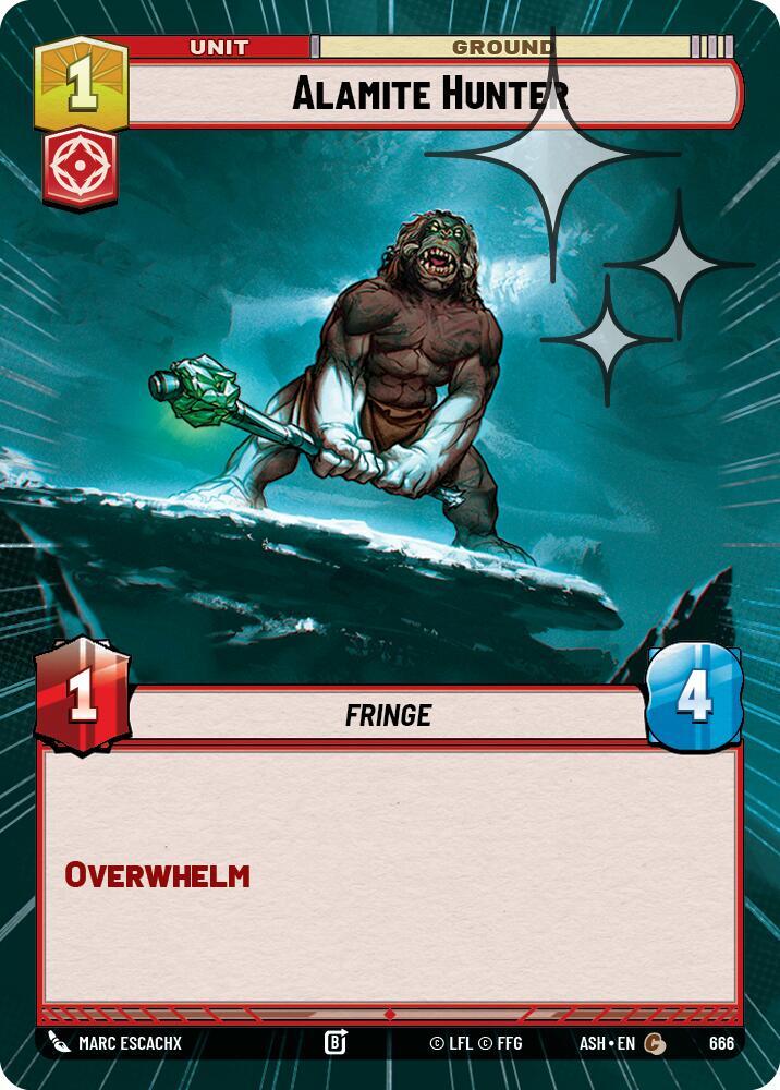 Alamite Hunter (Hyperspace Foil) (Ashes of the Empire)(ASH-666)(C)