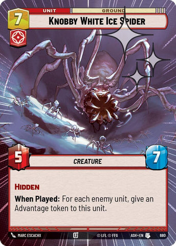 Knobby White Ice Spider (Hyperspace Foil) (Ashes of the Empire)(ASH-680)(U)