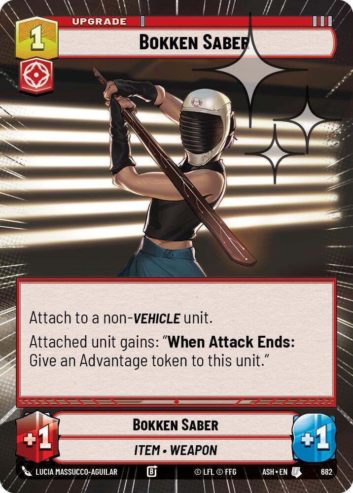 Bokken Saber (Hyperspace Foil) (Ashes of the Empire)(ASH-682)(U)