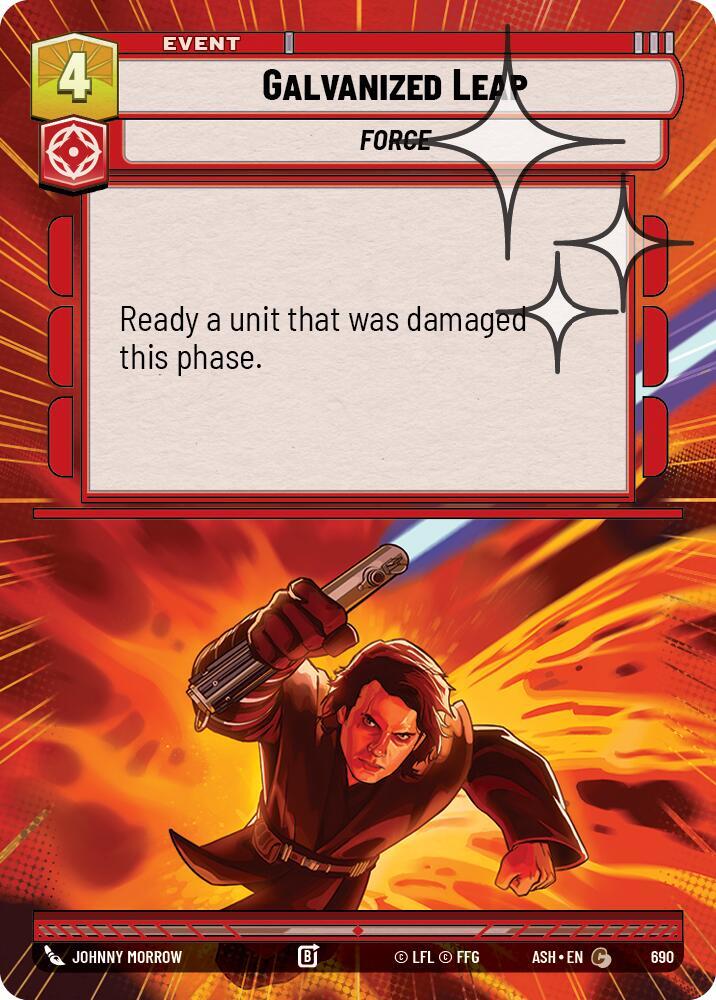 Galvanized Leap (Hyperspace Foil) (Ashes of the Empire)(ASH-690)(C)