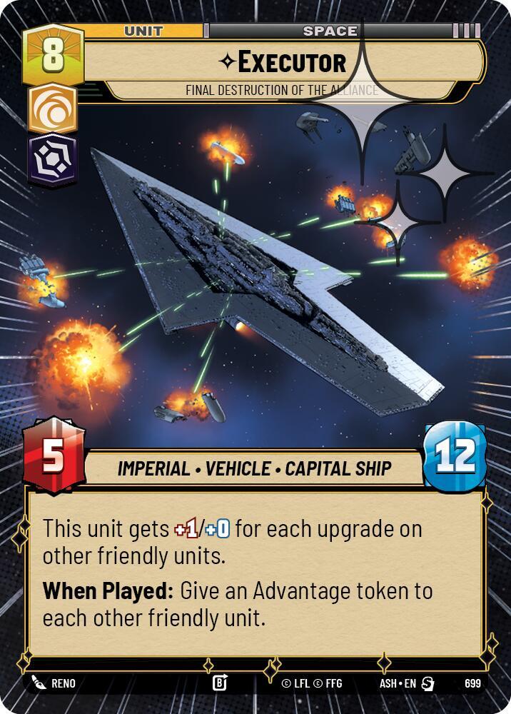 Executor - Final Destruction of the Alliance (Hyperspace Foil) - Foil (Ashes of the Empire)(ASH-699)(S)
