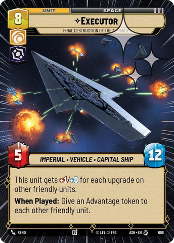Executor - Final Destruction of the Alliance (Hyperspace Foil) - Foil (Ashes of the Empire)(ASH-699)(S)