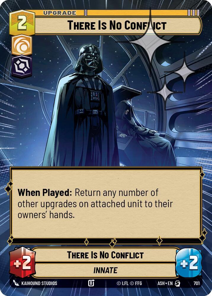 There Is No Conflict (Hyperspace Foil) - Foil (Ashes of the Empire)(ASH-701)(S)