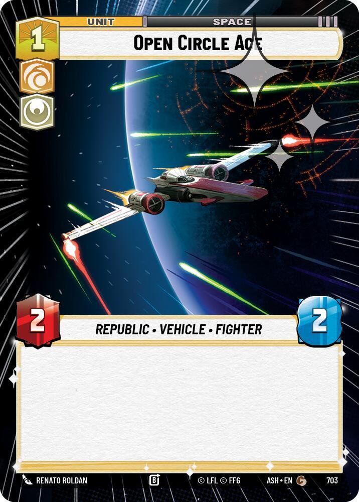 Open Circle Ace (Hyperspace Foil) (Ashes of the Empire)(ASH-703)(C)