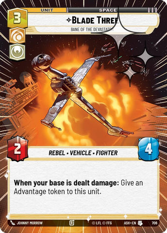 Blade Three - Bane of the Devastator (Hyperspace Foil) (Ashes of the Empire)(ASH-706)(U)