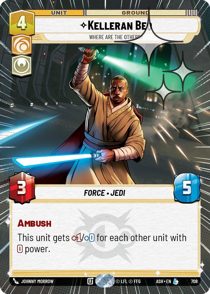 Kelleran Beq - Where are the Others? (Hyperspace Foil) - Foil (Ashes of the Empire)(ASH-708)(L)