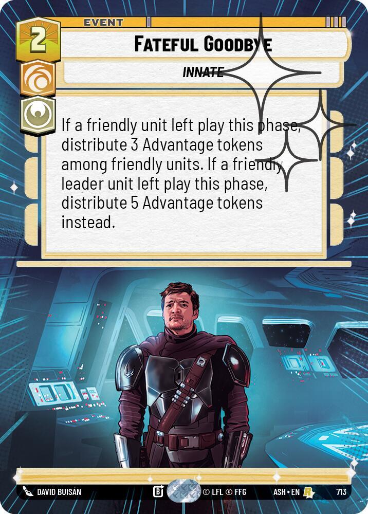 Fateful Goodbye (Hyperspace Foil) - Foil (Ashes of the Empire)(ASH-713)(R)