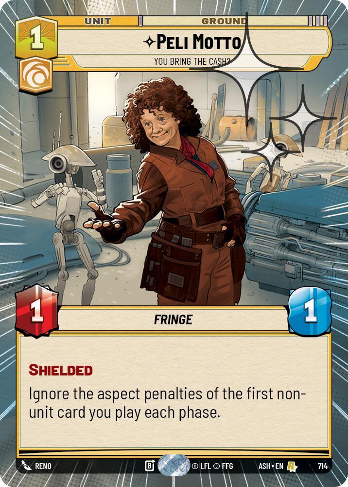 Peli Motto - You Bring the Cash? (Hyperspace Foil) - Foil (Ashes of the Empire)(ASH-714)(R)