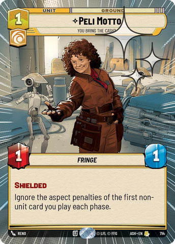 Peli Motto - You Bring the Cash? (Hyperspace Foil) - Foil (Ashes of the Empire)(ASH-714)(R)