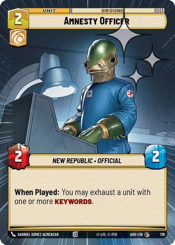 Amnesty Officer (Hyperspace Foil) (Ashes of the Empire)(ASH-716)(C)
