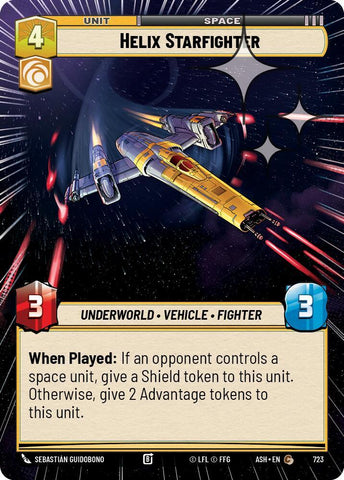Helix Starfighter (Hyperspace Foil) (Ashes of the Empire)(ASH-723)(S)