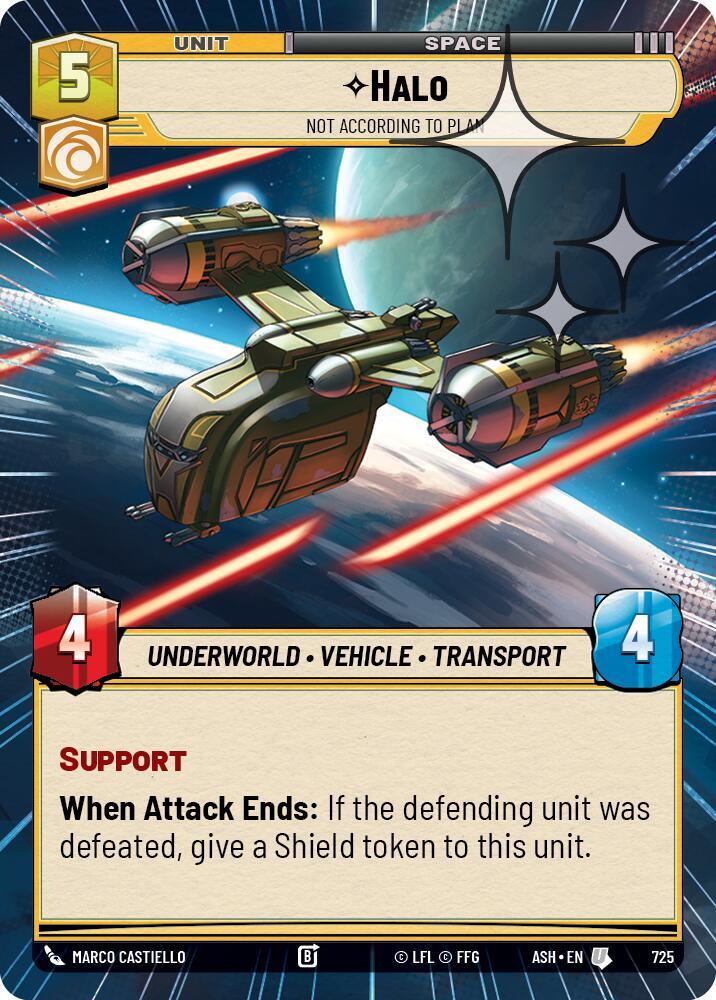 Halo - Not According to Plan (Hyperspace Foil) (Ashes of the Empire)(ASH-725)(U)