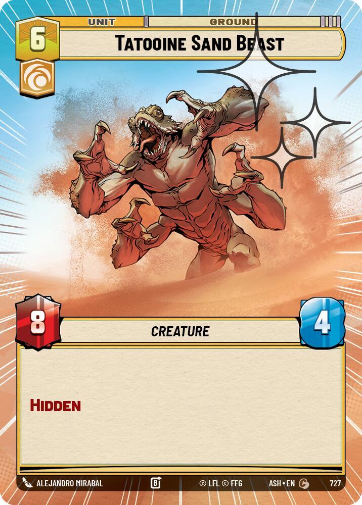 Tatooine Sand Beast (Hyperspace Foil) (Ashes of the Empire)(ASH-727)(C)