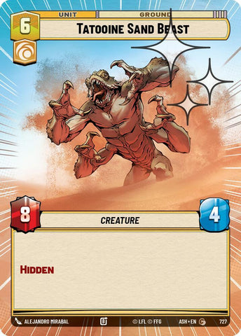 Tatooine Sand Beast (Hyperspace Foil) (Ashes of the Empire)(ASH-727)(C)
