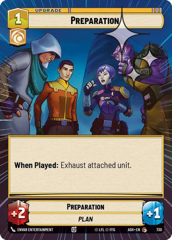 Preparation (Hyperspace Foil) (Ashes of the Empire)(ASH-730)(C)