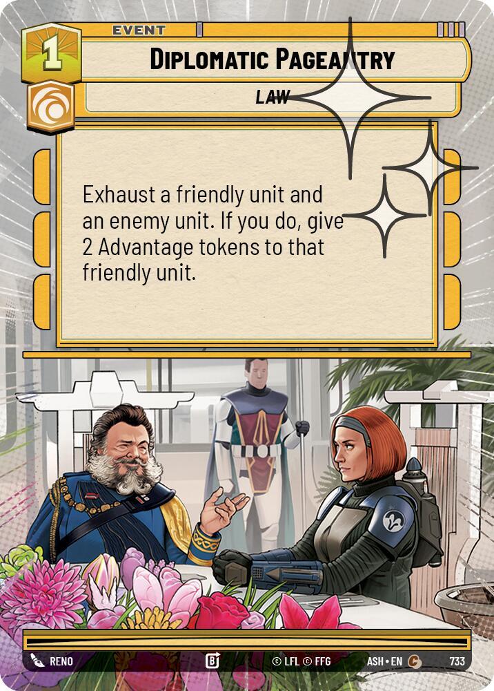 Diplomatic Pageantry (Hyperspace Foil) (Ashes of the Empire)(ASH-733)(C)