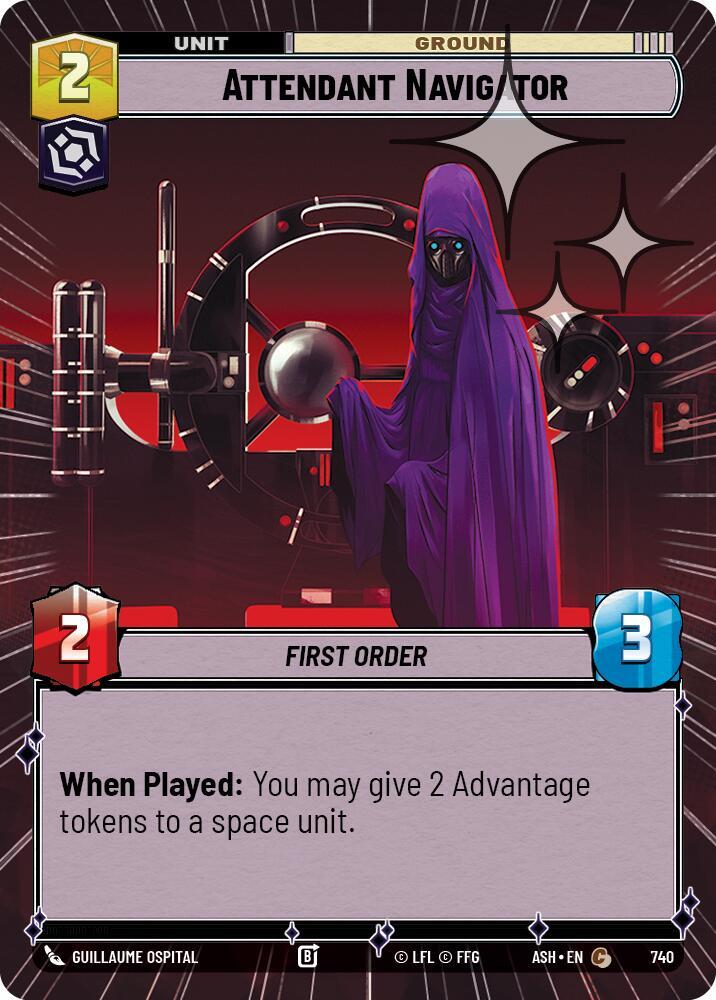Attendant Navigator (Hyperspace Foil) (Ashes of the Empire)(ASH-740)(C)