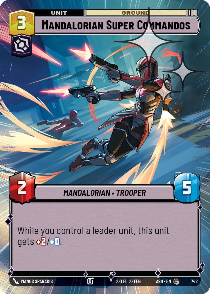 Mandalorian Super Commandos (Hyperspace Foil) (Ashes of the Empire)(ASH-742)(C)