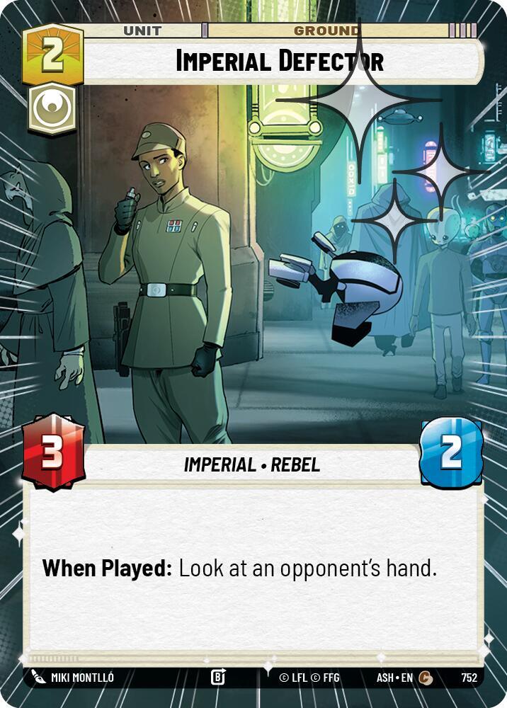Imperial Defector (Hyperspace Foil) (Ashes of the Empire)(ASH-752)(C)