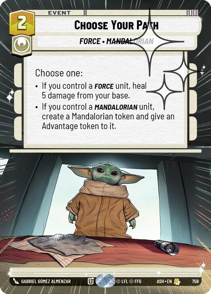 Choose Your Path (Hyperspace Foil) - Foil (Ashes of the Empire)(ASH-759)(R)
