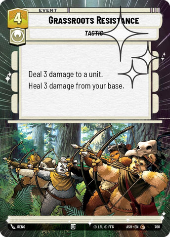 Grassroots Resistance (Hyperspace Foil) (Ashes of the Empire)(ASH-760)(C)