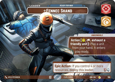 Fennec Shand - Ready for War (Showcase) (Ashes of the Empire)(ASH-768)(R)