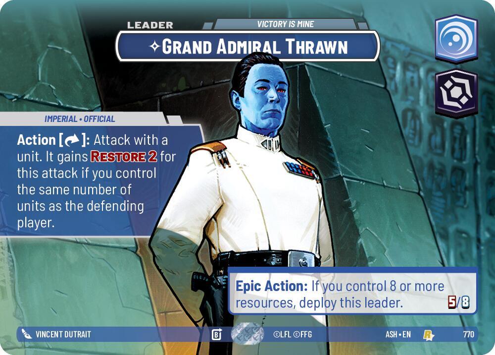 Grand Admiral Thrawn - Victory is Mine (Showcase) - Foil (Ashes of the Empire)(ASH-770)(R)