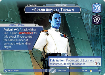 Grand Admiral Thrawn - Victory is Mine (Showcase) - Foil (Ashes of the Empire)(ASH-770)(R)
